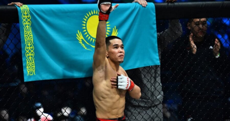 Асу Алмабаев первый бой UFC