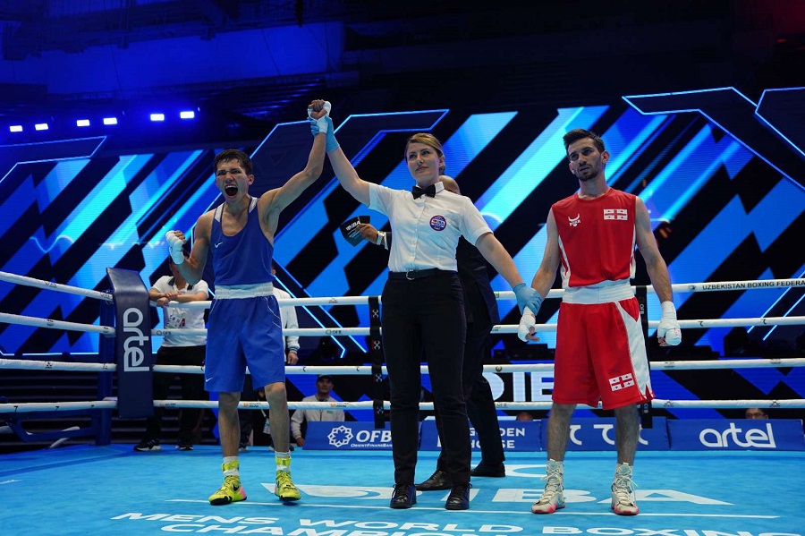 Санжар Ташкенбай завоевал золото на ЧМ-2023 по боксу