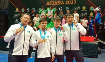 Казахстанские спортсмены заняли второе место на Чемпионате мира по борьбе на поясах