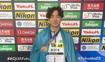 Эдуард Ким завоевал историческую медаль на ЧМ по водным видам спорта