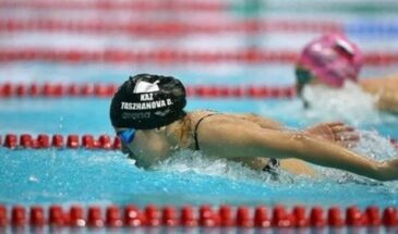 Рекорд Казахстана на 1500 метров вольным стилем установила Диана Тасжанова на Чемпионате Мира по плаванию