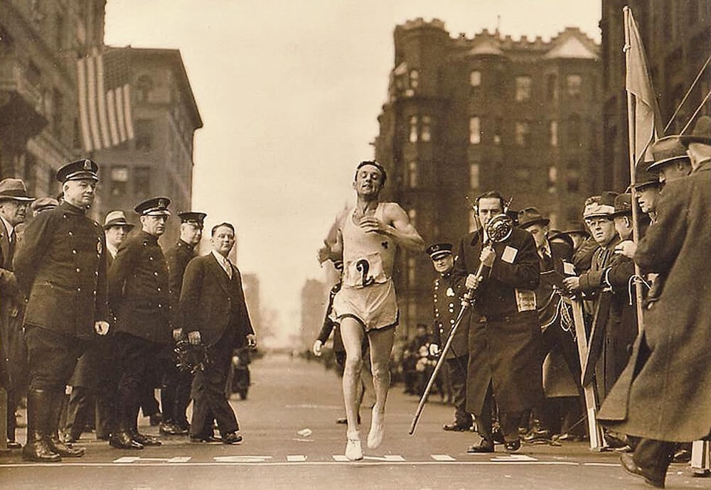 Победитель первого Бостонского марафона