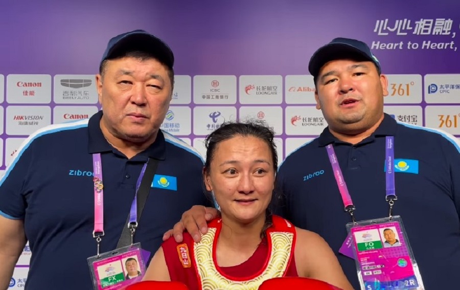 Аян Турсын завоевала бронзу по ушу-саньдо на Азиатских играх