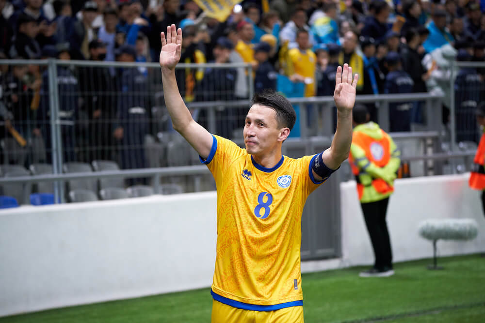 ФИФА выдвинула капитана сборной Казахстана на приз за лучший гол года