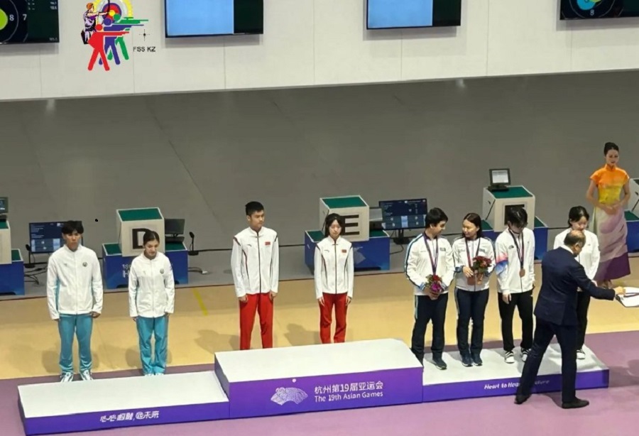 Казахстанские пулевики завоевали бронзу на Азиатских играх