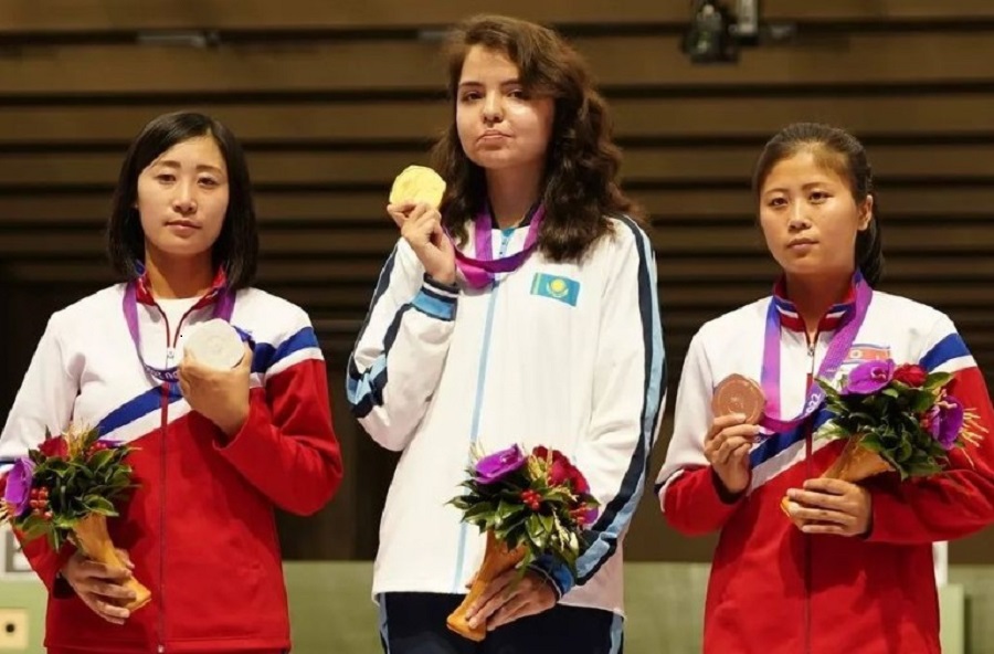 Зухра Ирназова завоевала золото в стрельбе на Азиатских играх