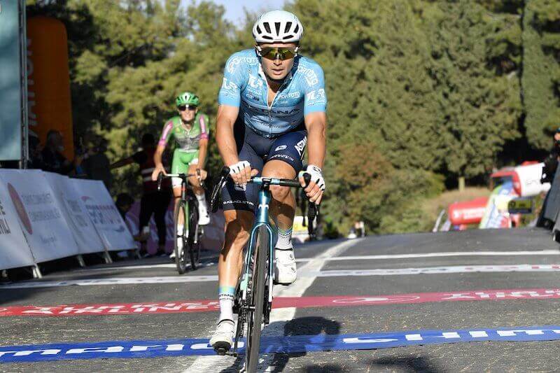 Алексей Луценко из велокоманды "Астана"