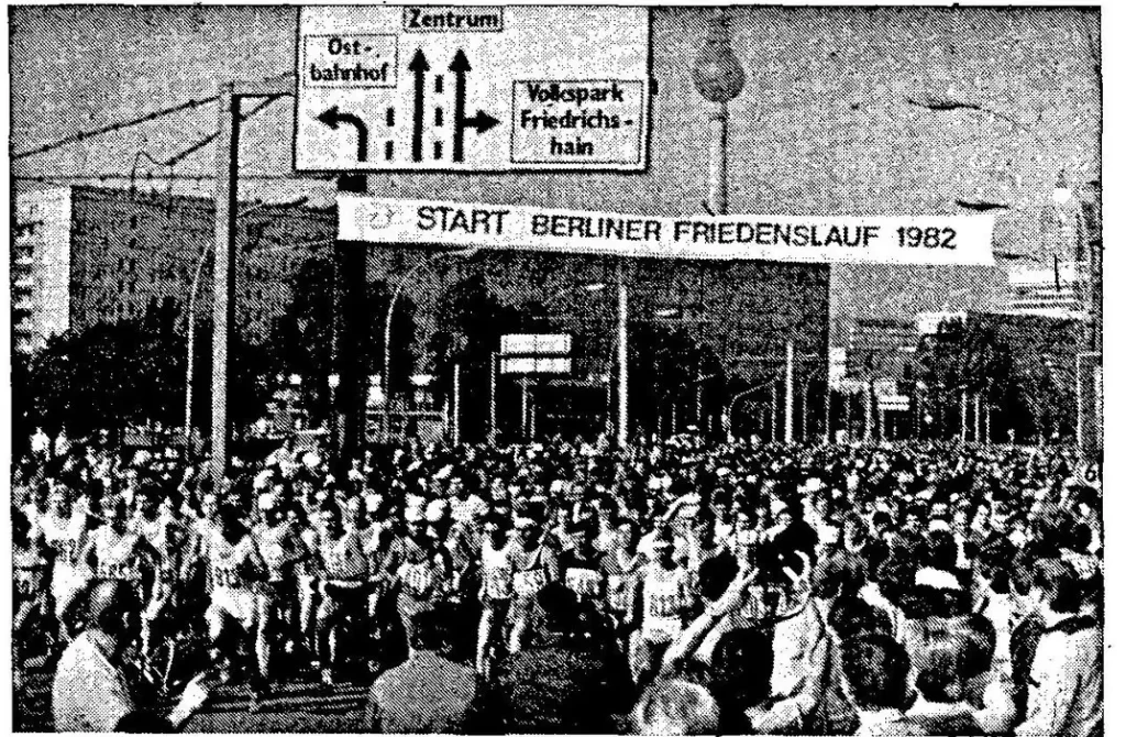 полумарафон в Берлине 1982