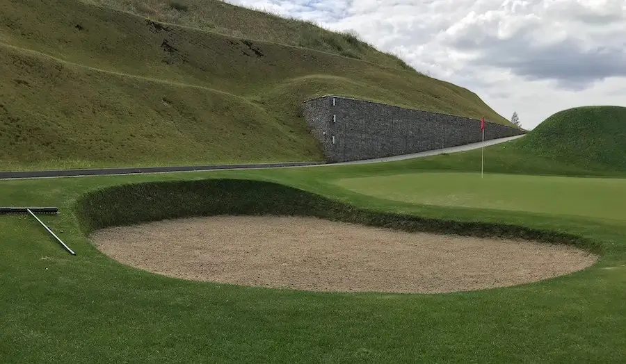 гольф термины "бункер"