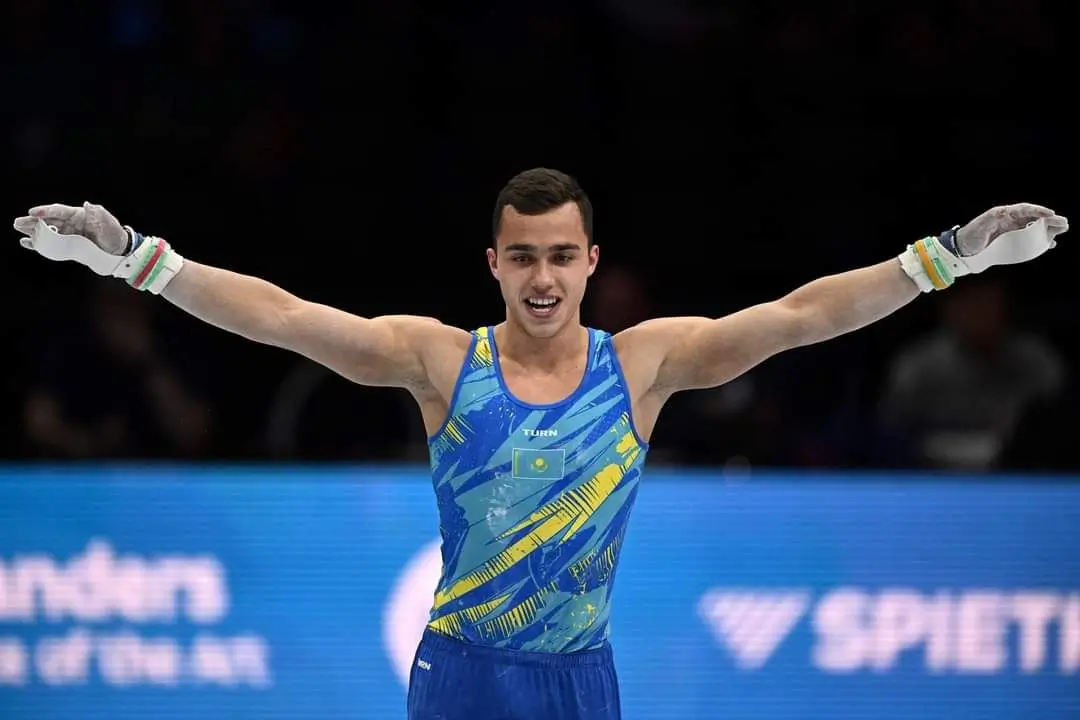 Казахстанский гимнаст Милад Карими триумфально выступил на этапе Кубка мира