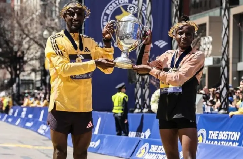 Лемма и Обири выиграли Бостонский марафон