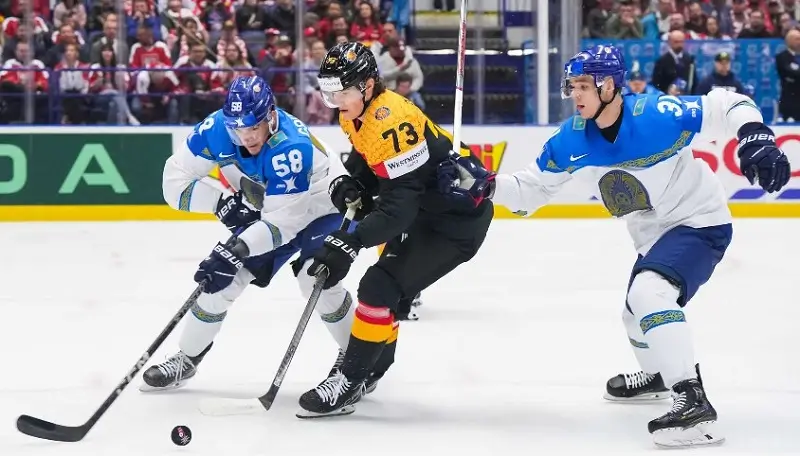 Германия разгромила Казахстан на Чемпионате мира по хоккею