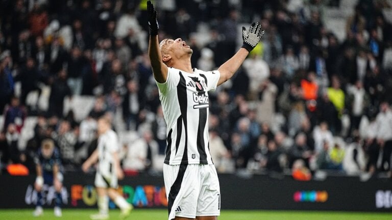 Joao Mario of Besiktas JK during the UEFA Europa League 2024/25 League Phase MD4 match between Besiktas JK and Malmö FF