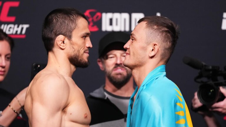 UFC Fight Night: Rozenstruik v Gaziev Weigh in