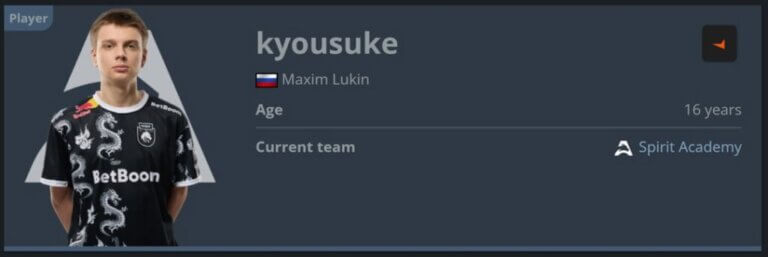 Максим «kyousuke» Лукин: «Team Spirit Academy» ойыншысы тир-1 деңгейге өтуге дайын екенін мәлімдеді