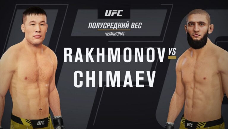 В UFC 5 смоделировали бой между Рахмоновым и Чимаевым