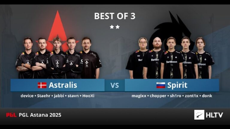 Astralis PGL Astana 2025 ширек финалында NAVI-ді жеңді