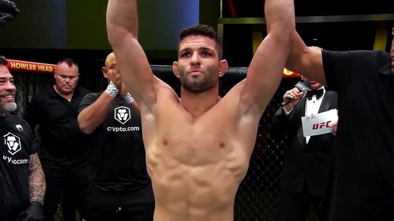 Боец UFC Тиаго Мойзес готовится к важному поединку и рождению первенца