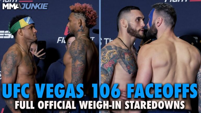 В Лас-Вегасе прошло взвешивание участников турнира UFC Fight Night 256
