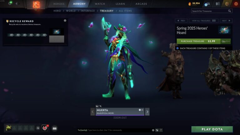 Valve выпустила новую сокровищницу в Dota 2 со множеством редких сетов