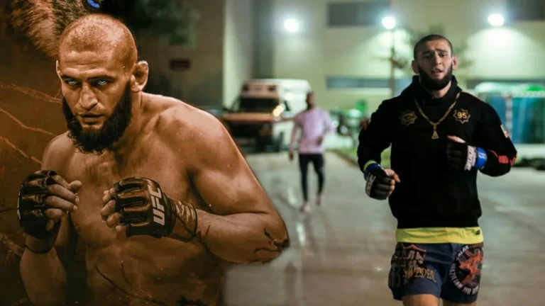 Хамзат Чимаев провел тренировку с олимпийским чемпионом перед боем в UFC