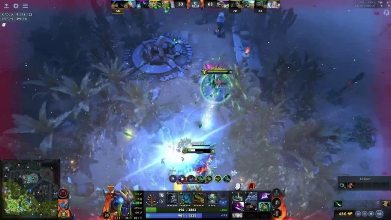 В матче по Dota 2 команда сдалась, но внезапно победила из-за крипов
