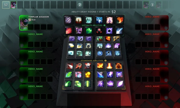 В Dota 2 обновили режим Ability Draft с улучшенным интерфейсом
