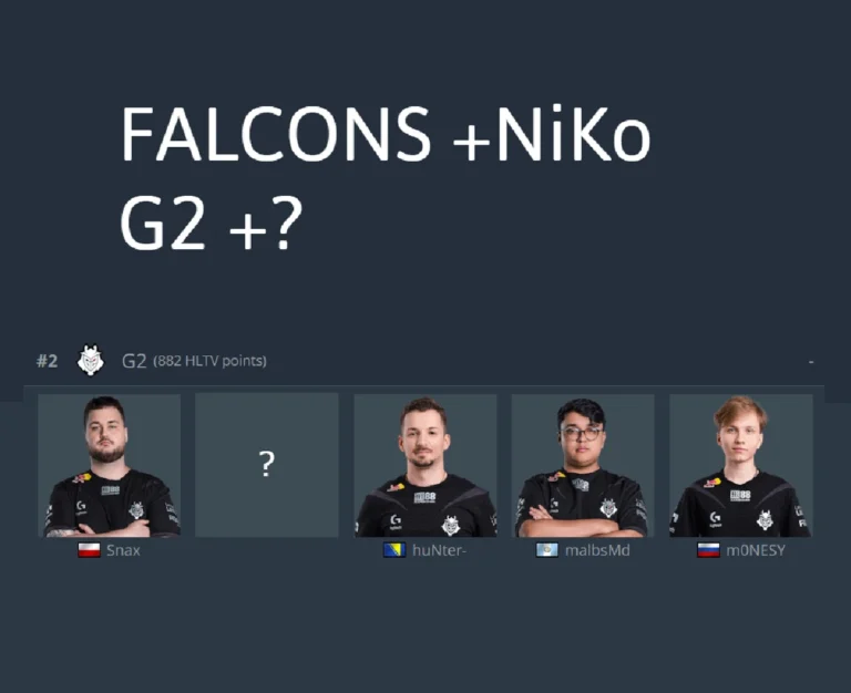 G2 Esports готовит серьезные изменения в составе по CS2