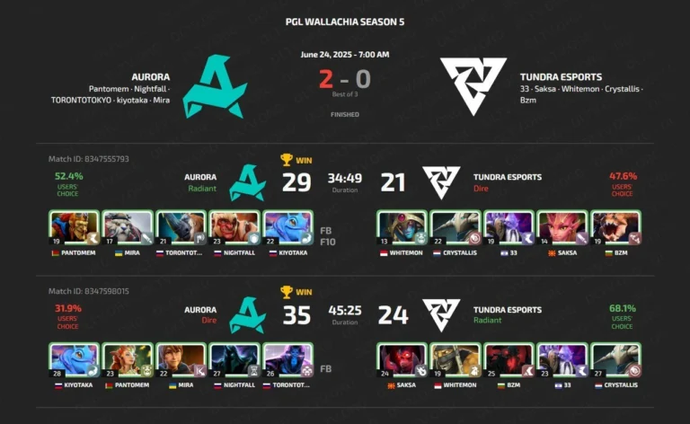 Aurora Gaming и Team Liquid сразятся в плей-офф PGL Wallachia по Dota 2