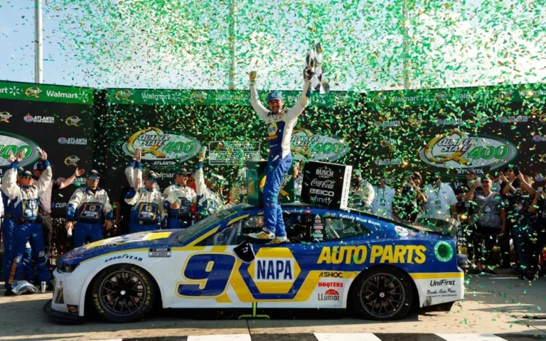 Чейс Эллиотт NASCAR-дағы ұзақ сәтсіздік сериясын туған қаласындағы жеңіспен аяқтады
