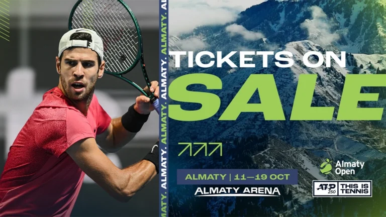 Стартовали продажи билетов на турнир ATP 250 Almaty Open