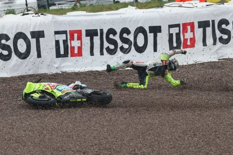Франко Морбиделли получил травму на этапе MotoGP в Германии