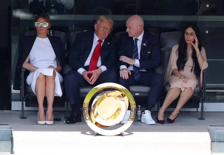 Дональд Трамп прилетел на вертолете на финал клубного чемпионата мира