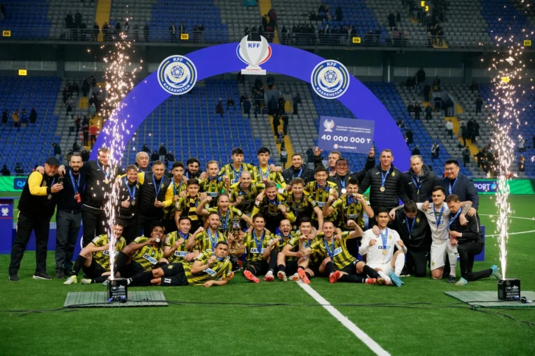 “Кайрат” громит “Олимпию” в первом тайме ответного матча Лиги чемпионов