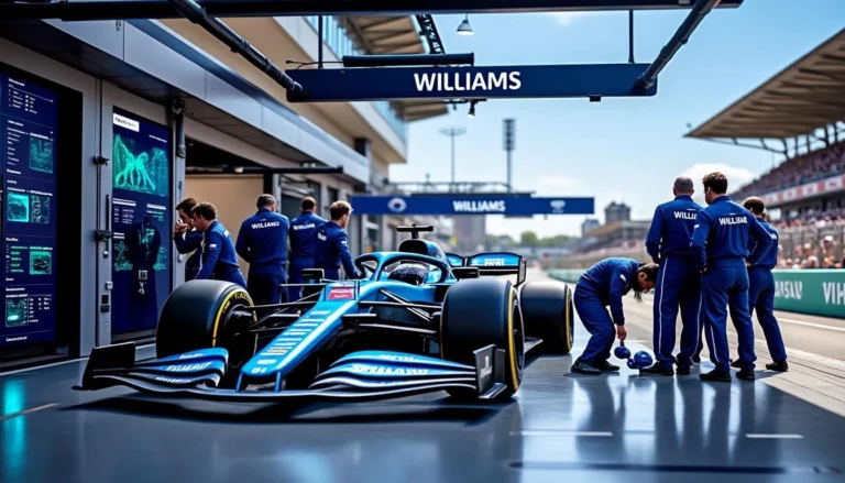 Williams Формула-1-де болидтің салқындату мәселелерін шешуді іздеуде
