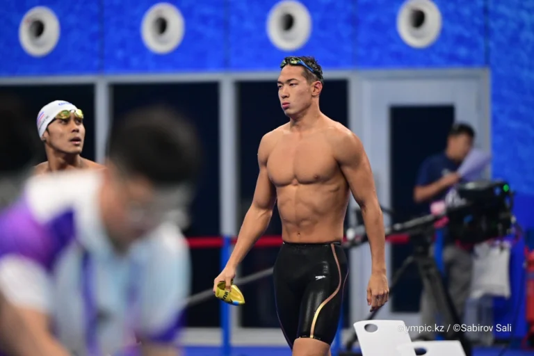 Пловец Адильбек Мусин установил новый рекорд страны на чемпионате мира