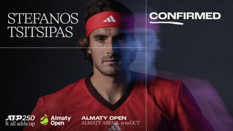 Стефанос Циципас сыграет на турнире ATP 250 Almaty Open