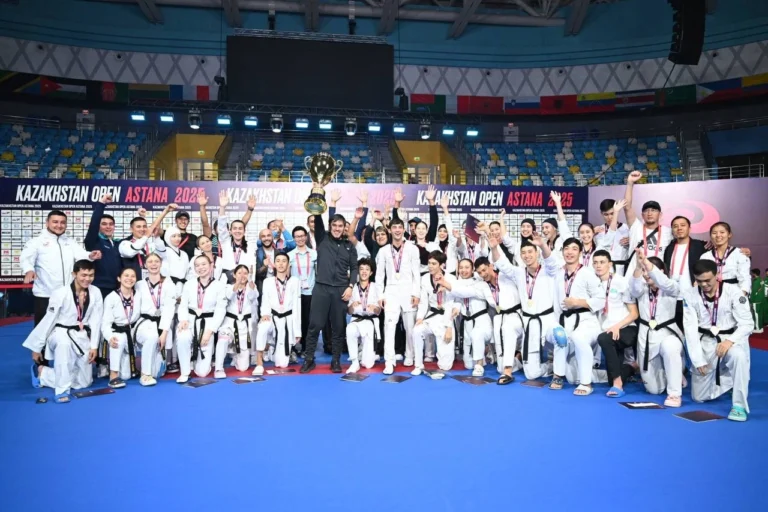 Казахстанские таеквондисты выиграли десять золотых медалей на старте Kazakhstan Open-2025