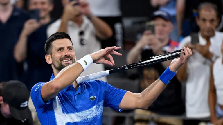 Джокович отметил победу на US Open фирменным “скрипичным” жестом