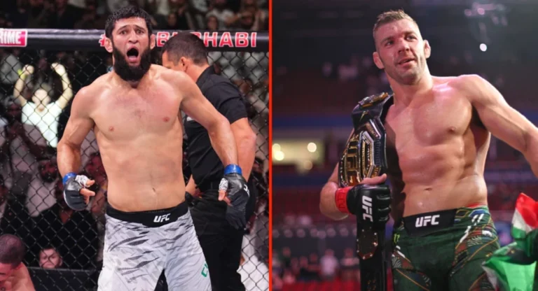UFC чемпиондық айқасы қарсаңында екі қарсылас бетпе-бет кездесті
