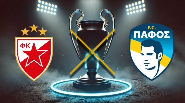 Црвена Звезда – Пафос: смотреть онлайн прямой эфир (19.08.2025)
