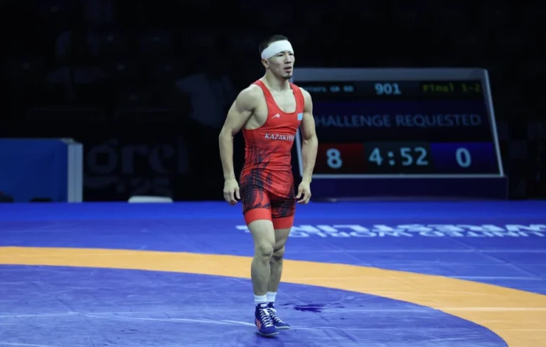 Айдос Султангали стал чемпионом мира по греко-римской борьбе