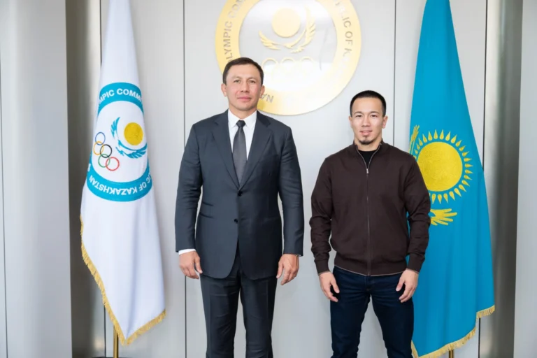Геннадий Головкин встретился с чемпионом мира Айдосом Султангали