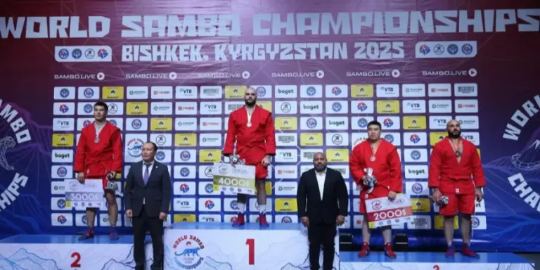 Самбодан өткен әлем чемпионатында Қазақстан құрамасы екінші орынға тұрақтады