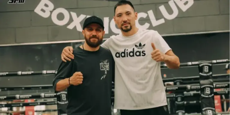 Василий Ломаченко Жәнібек Әлімханұлына сәттілік тіледі