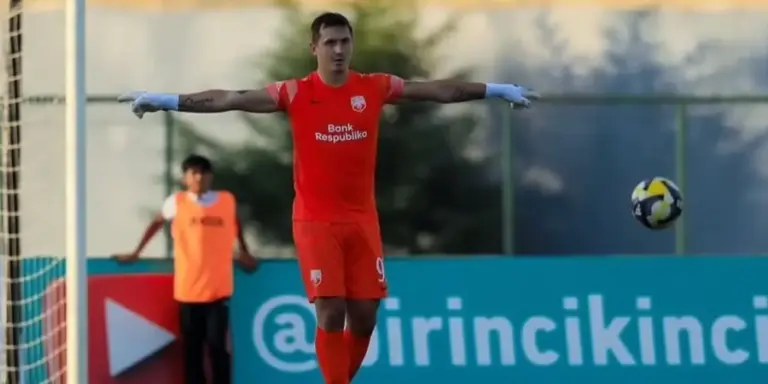 Стас Покатилов Әзірбайжандағы матчта қақпасына гол өткізбеді