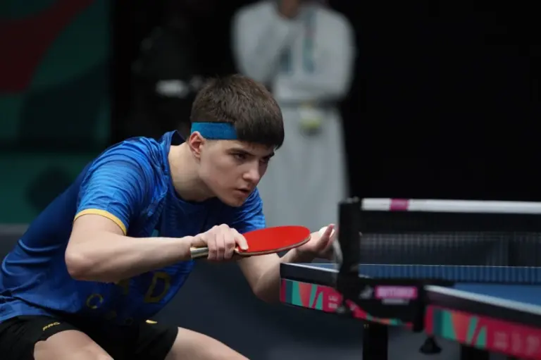 Алан Құрманғалиев үстел теннисінен жастар арасында әлем чемпионатының 1/4 финалына өтті