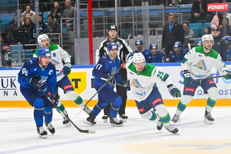 «Барыс» одержал волевую победу над «Салаватом Юлаевым» в домашнем матче КХЛ