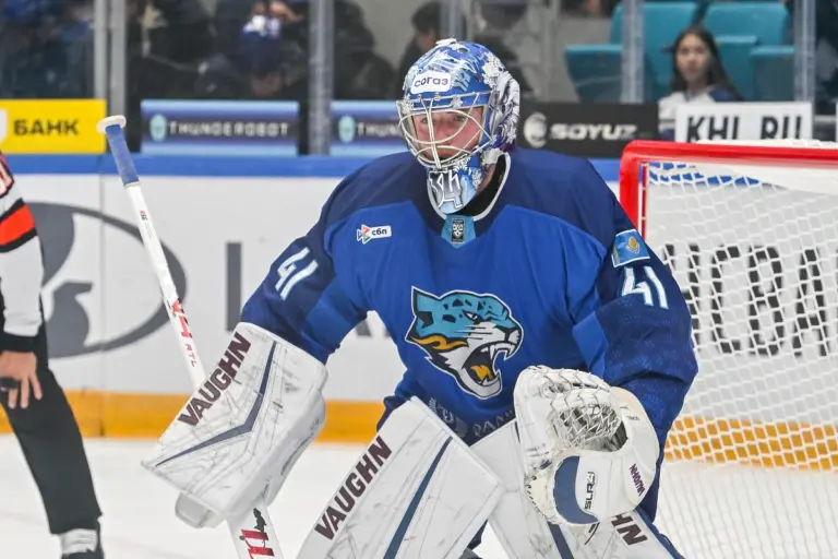 Голкипер «Барыса» Адам Шил выбыл из состава и проходит медицинское обследование