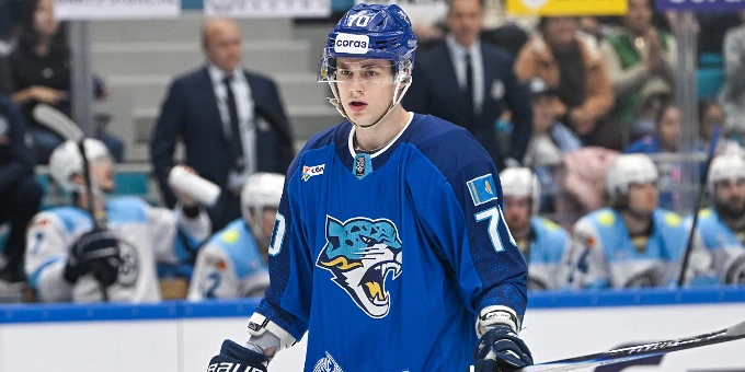 Казахстанский форвард «Барыса» оказался в числе претендентов на драфт НХЛ